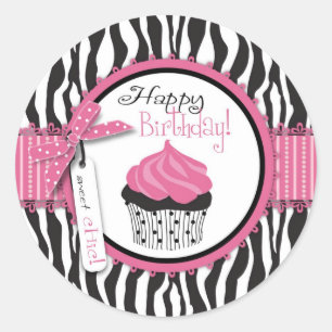 Boutique Chic Cupcakes Sticker 2