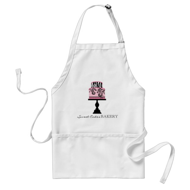 Boutique Chic Elegant Cake Apron (Front)