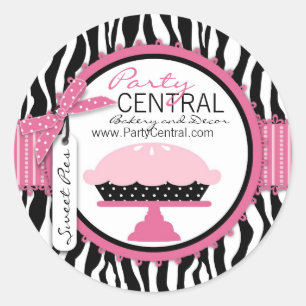 Boutique Chic Pie Business Sticker