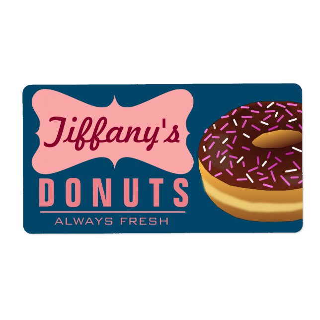 Boutique de beignes rétro | Donuts Baker | Doughnu (Devant)