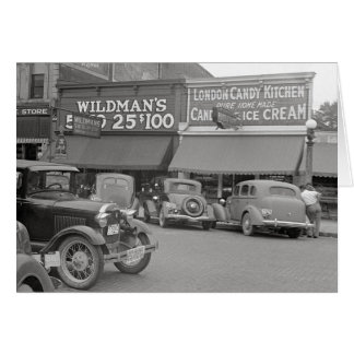 Boutique de bonbons et de glaces, 1938