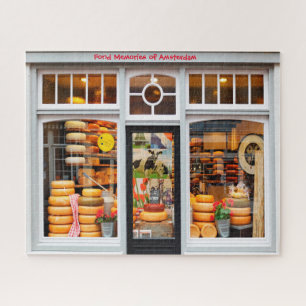 Boutique de fromage à Amsterdam. Puzzle