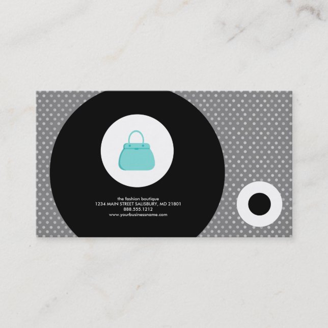 Boutique de mode Cartes de visite (Devant)