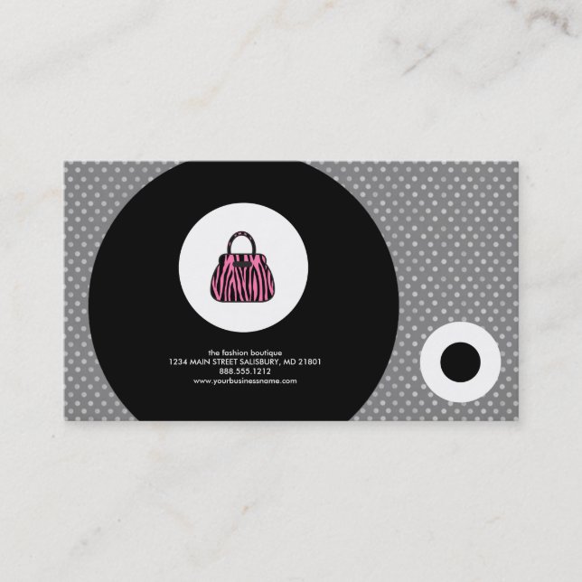 Boutique de mode Cartes de visite (Devant)