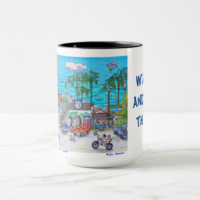 Boutique de surf Mug (Centre)