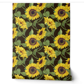 Boutique de tournesols papier peint fleuri exotiqu