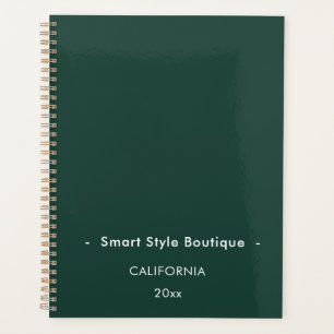 Boutique minimaliste de luxe Emerald Green