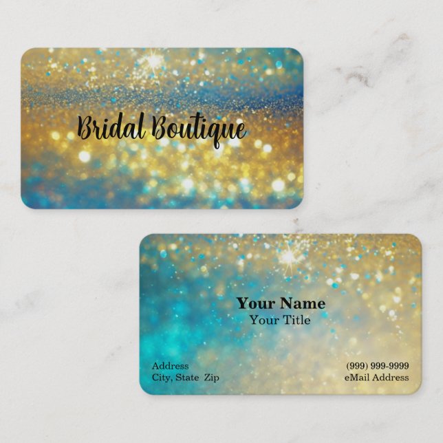Boutique nuptiale ou Carte de visite Wedding plann (Devant / Derrière)