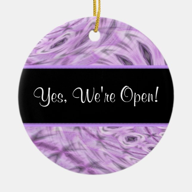 Boutique Open/Closed Sign ~ Ornament (Front)