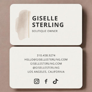Boutique Owner Business Card