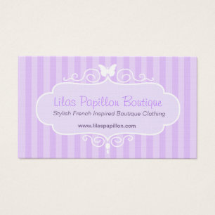 Boutique shop lilac purple clothing swing hang tag