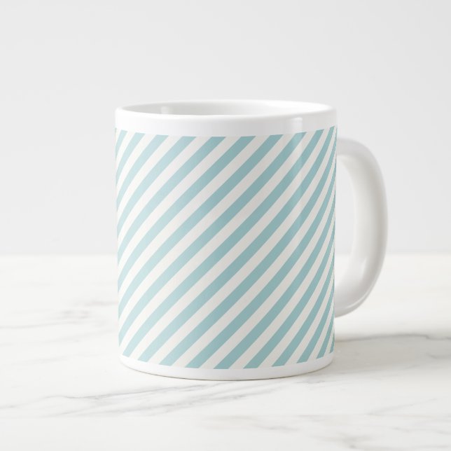 Boutique Stripes - 20oz Jumbo Cup / Mug (Front Right)