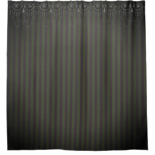 Boutique Stripes Lavender Green / Chandeliers -