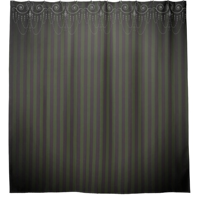 Boutique Stripes Lavender Green / Chandeliers - (Front)