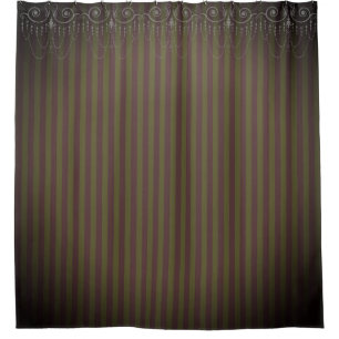 Boutique Stripes Lavender Green / Chandeliers -