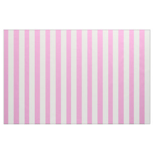Boutique Stripes - Tissu rose blanc
