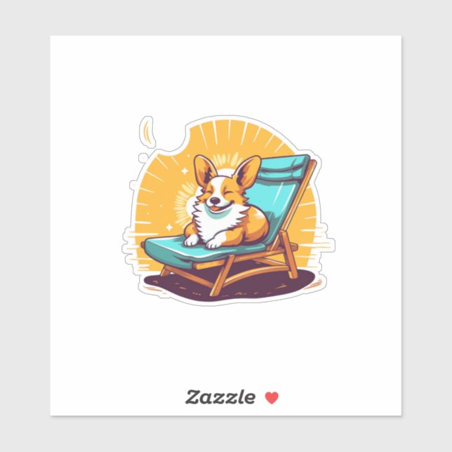 Boutiques De Plage : Snooze Avec Stickers Vue (Feuille)