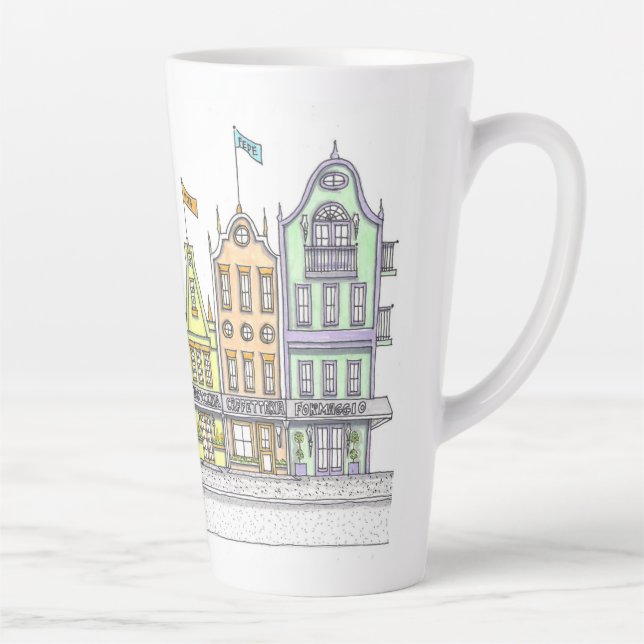 Boutiques Italiennes Grosse Mug Latte (Droite)