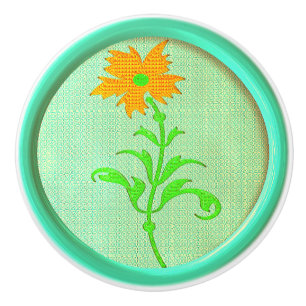 Bouton à coudre vintage vert