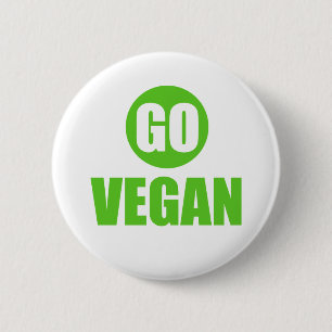 Bouton Aller Vegan Badge Pin