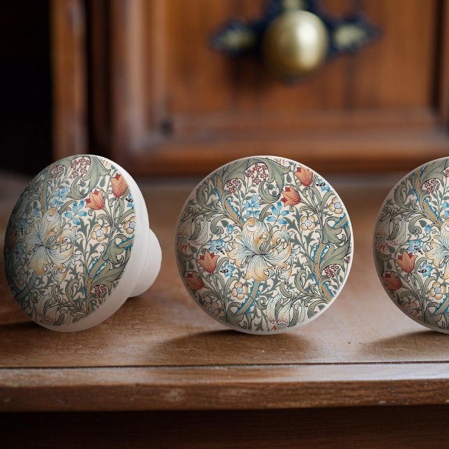 Bouton Art Nouveau William Morris Lily (Créateur téléchargé)