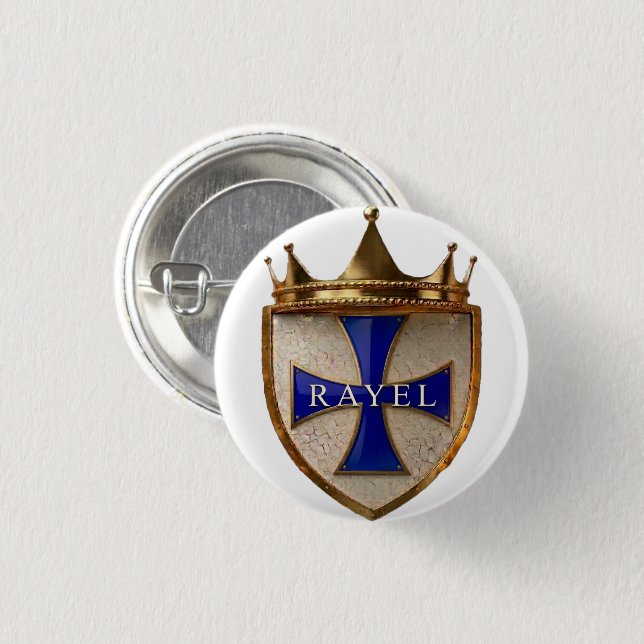 Bouton / Badge de suiveur de Blue RayEl Crest  (Devant & derrière)