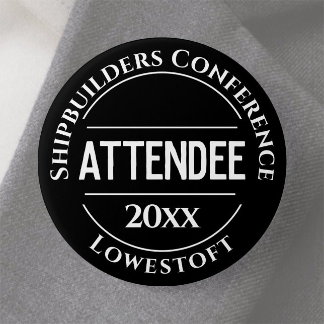 Bouton Badge du participant à la conférence (Créateur téléchargé)