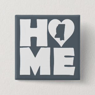 Bouton Badge Épingle de la Maison du Mississippi