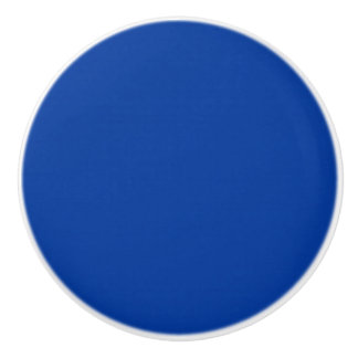 Bouton céramique bleu arrondi personnalisé /Extrai