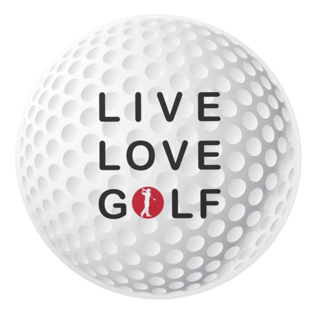 Bouton de boule de golf (Devant)