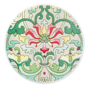 Bouton de céramique orientale