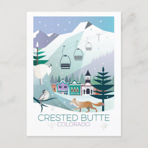 Bouton de crête, Colorado Carte Postale