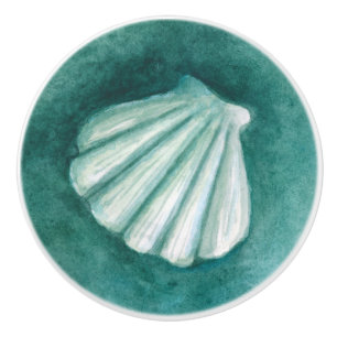 Bouton de porte de peinture d'aquarelle de