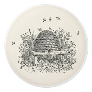 Bouton De Porte En Céramique Aigle Vintage de l'abeille