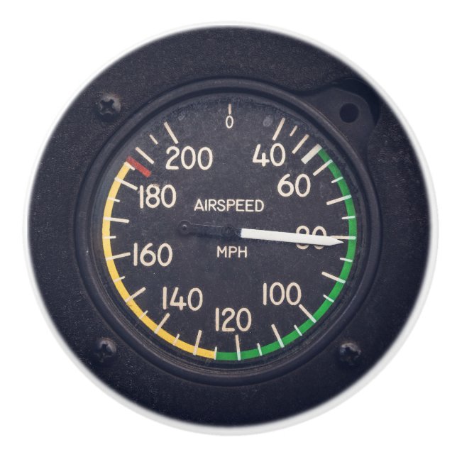 Bouton De Porte En Céramique Airspeed Gauge (Devant)
