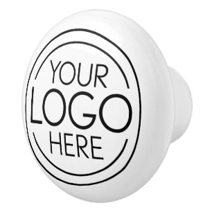 Bouton De Porte En Céramique Ajouter Votre Logo Entreprise Moderne Minimaliste