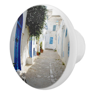 Bouton De Porte En Céramique Allée traditionnelle