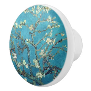 Bouton De Porte En Céramique Almond Blossoms
