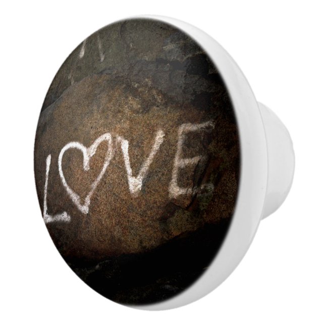 BOUTON DE PORTE EN CÉRAMIQUE AMOUR (Droite)