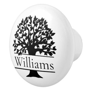 Bouton De Porte En Céramique Arborescence familiale