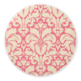 Bouton De Porte En Céramique Arrière - plan baroque 2 de damassé de style