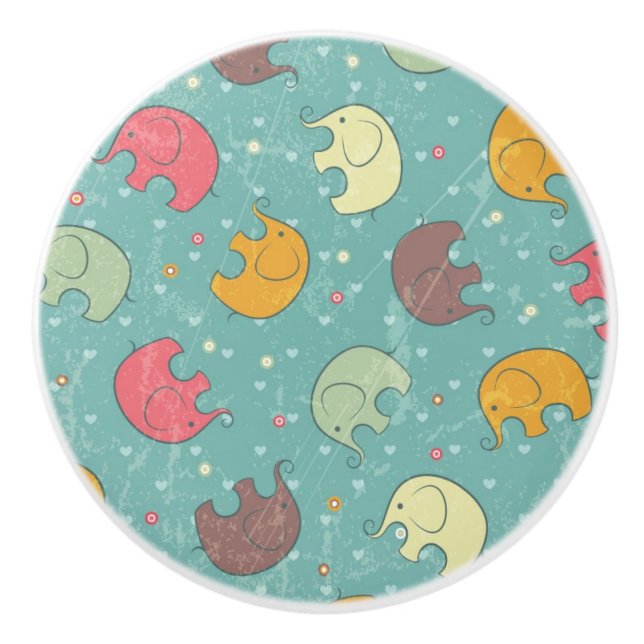 Bouton De Porte En Céramique arrière - plan de bébé (Devant)