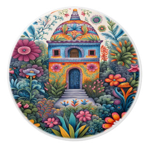 Bouton De Porte En Céramique Art mexicain