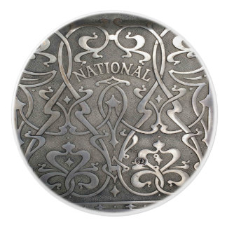 Bouton De Porte En Céramique Art nouveau, style jongleur, Norvège, alesund, ori