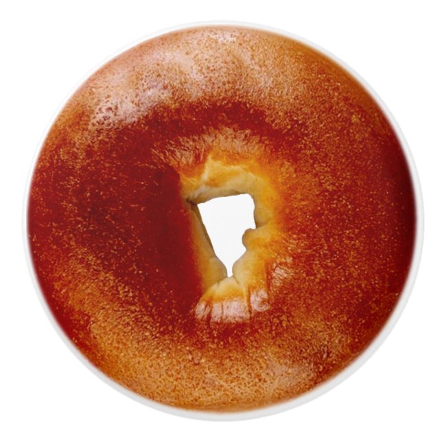 Bouton De Porte En Céramique Bagel (Devant)