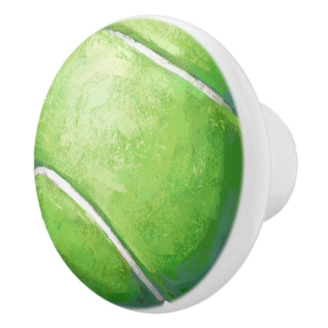Bouton De Porte En Céramique Balle de tennis (Droite)