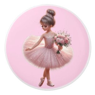 Bouton De Porte En Céramique Ballerina