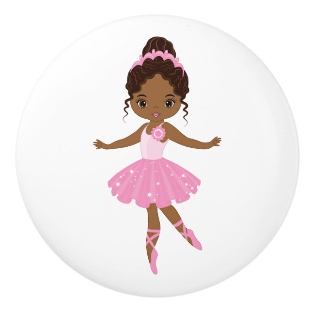 Bouton De Porte En Céramique Ballerina (Devant)