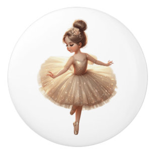 Bouton De Porte En Céramique Ballerina