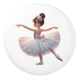 Bouton De Porte En Céramique Ballerina